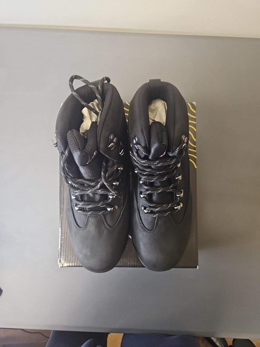 NEW Size 9.5 Women NORTIV 8  Steel Toe Boots Leather  Waterproof Boots Wide