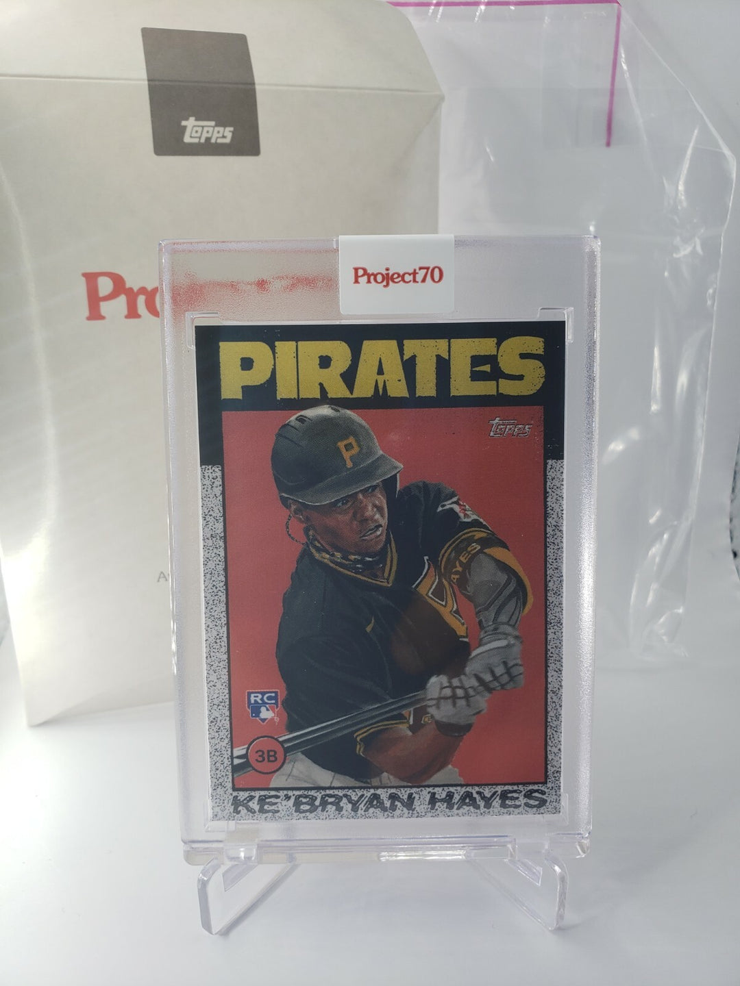 KE'BRYAN HAYES TOPPS PROJECT 70 #405 Pirates JACOB ROCHESTER RC Rookie