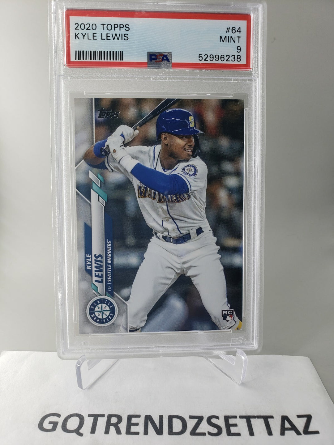 2020 Topps Series 1 Kyle Lewis Rookie RC #64 PSA 9 Seattle Mariners ROY 2020