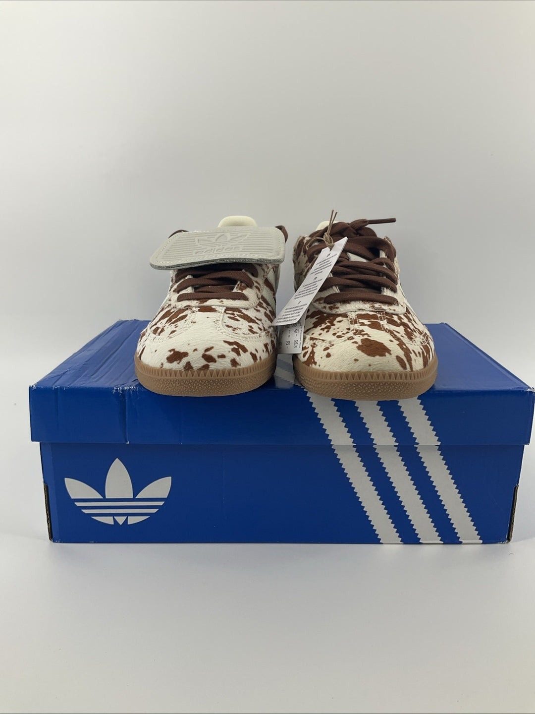 New Size 8.5 Women's Adidas Samba LT Cow Print JS3931