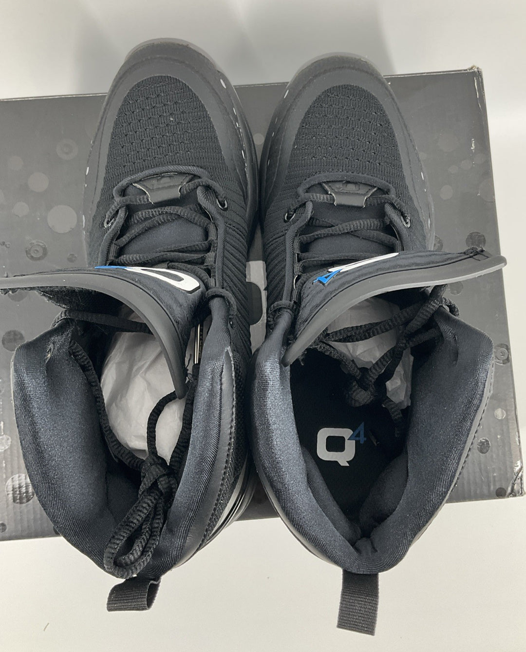 New Size 7 Men Q4 Jet Black Blue Q4MB-013