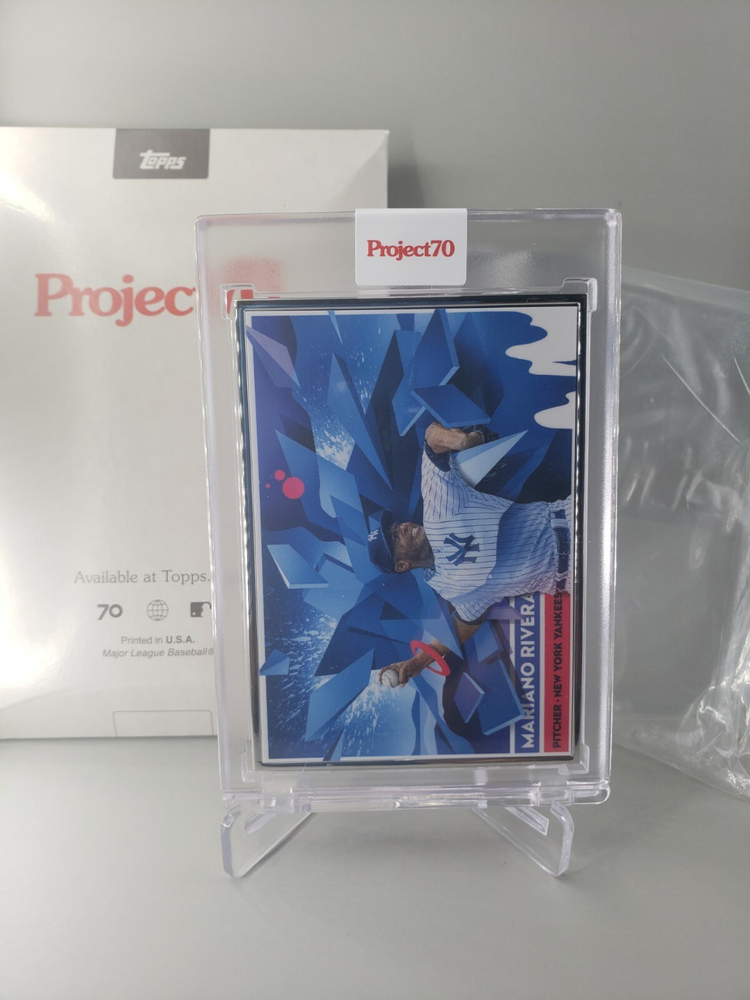TOPPS PROJECT 70 SILVER ARTIST PROOF MARIANO RIVERA by MIKAEL B 1956 Topps /51