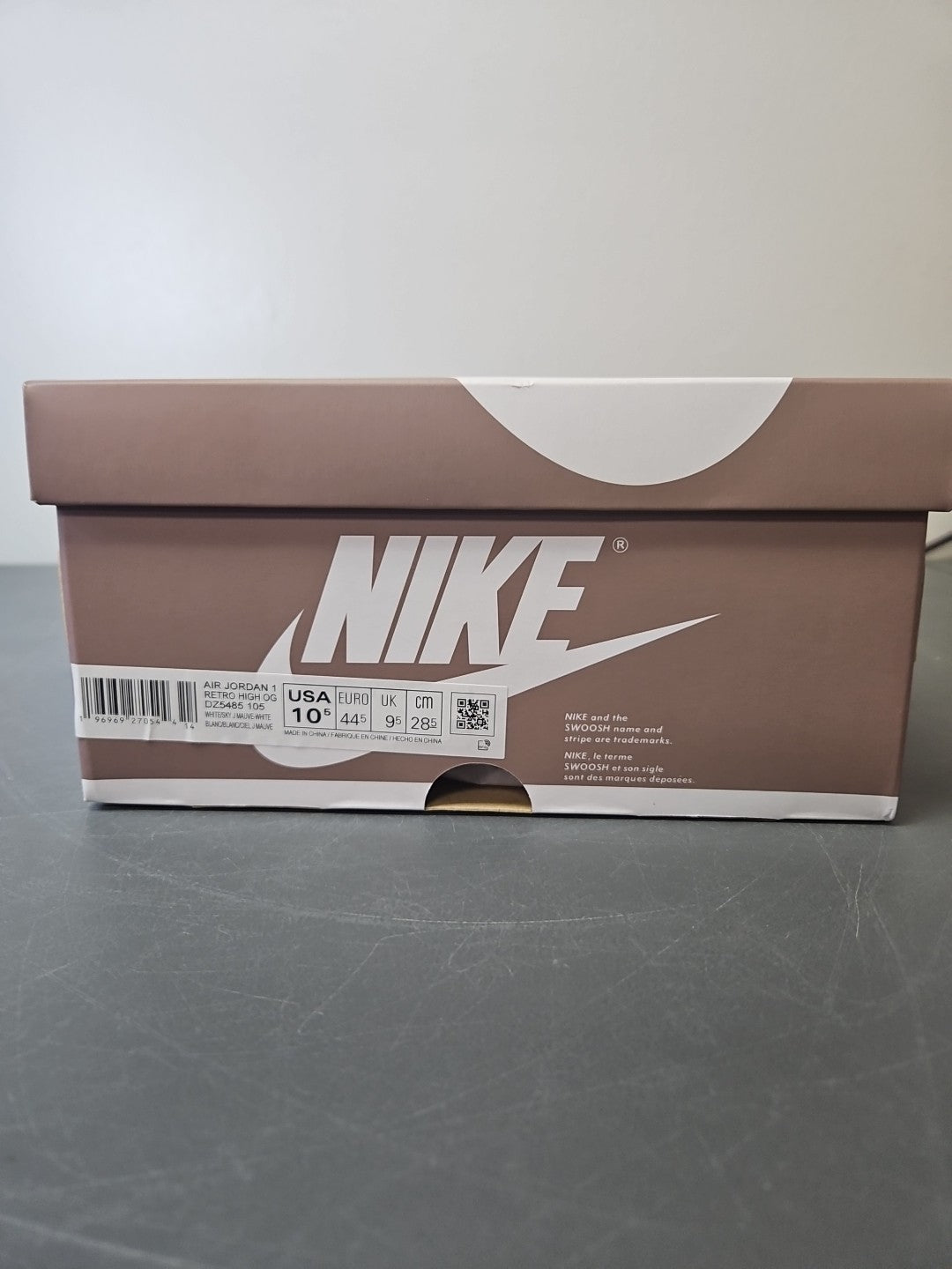 NEW Size 10.5 Men Nike Air Jordan 1 Retro High OG  Sky J Mauve/ White DZ5485-105