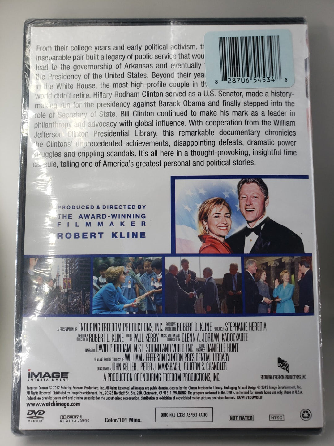 New Factory Sealed The Clintons: An American Odyssey (DVD, 2012)