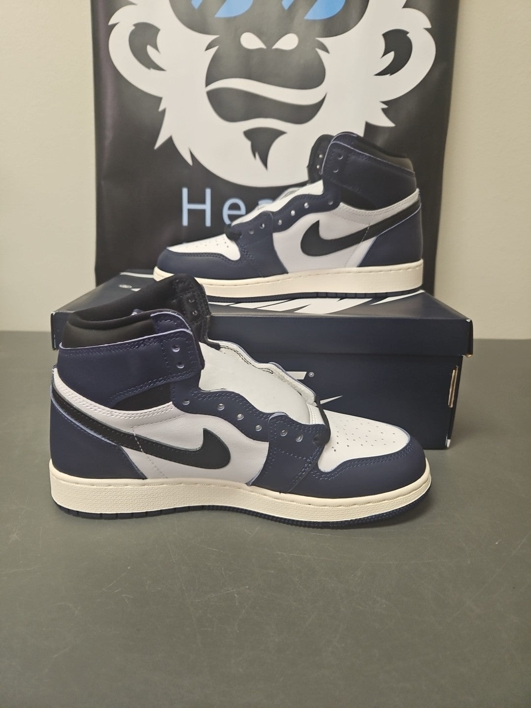 NEW Size 6.5 Youth Nike Air Jordan 1 Retro High OG GS FD1437-401 Midnight Navy