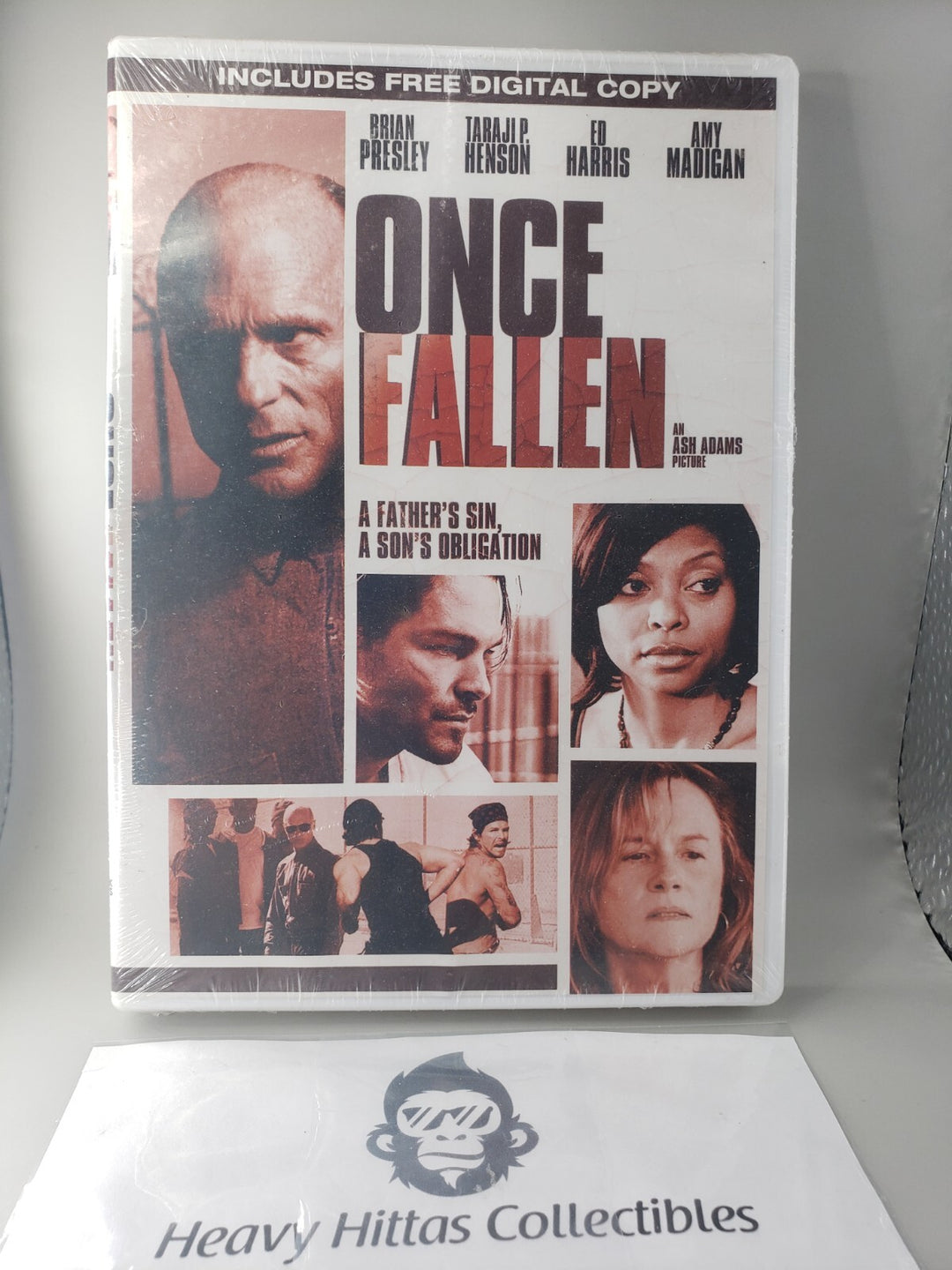 New Sealed Once Fallen (DVD, 2010) Brian Presley, Ed Harris, Taraji P. Henson