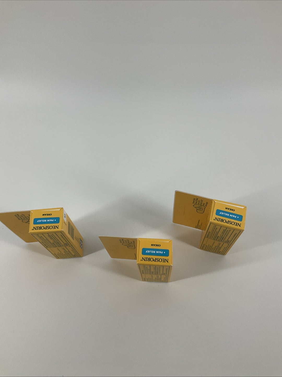 Neosporin + Pain Relief Antibiotic Cream 0.5 oz Expires 08/2027 Lot of 3