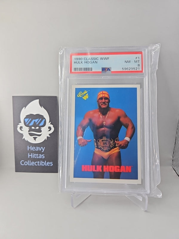 Hulk Hogan 1990 Classic WWF #1 Hulk Hogan PSA 8 NM-MT