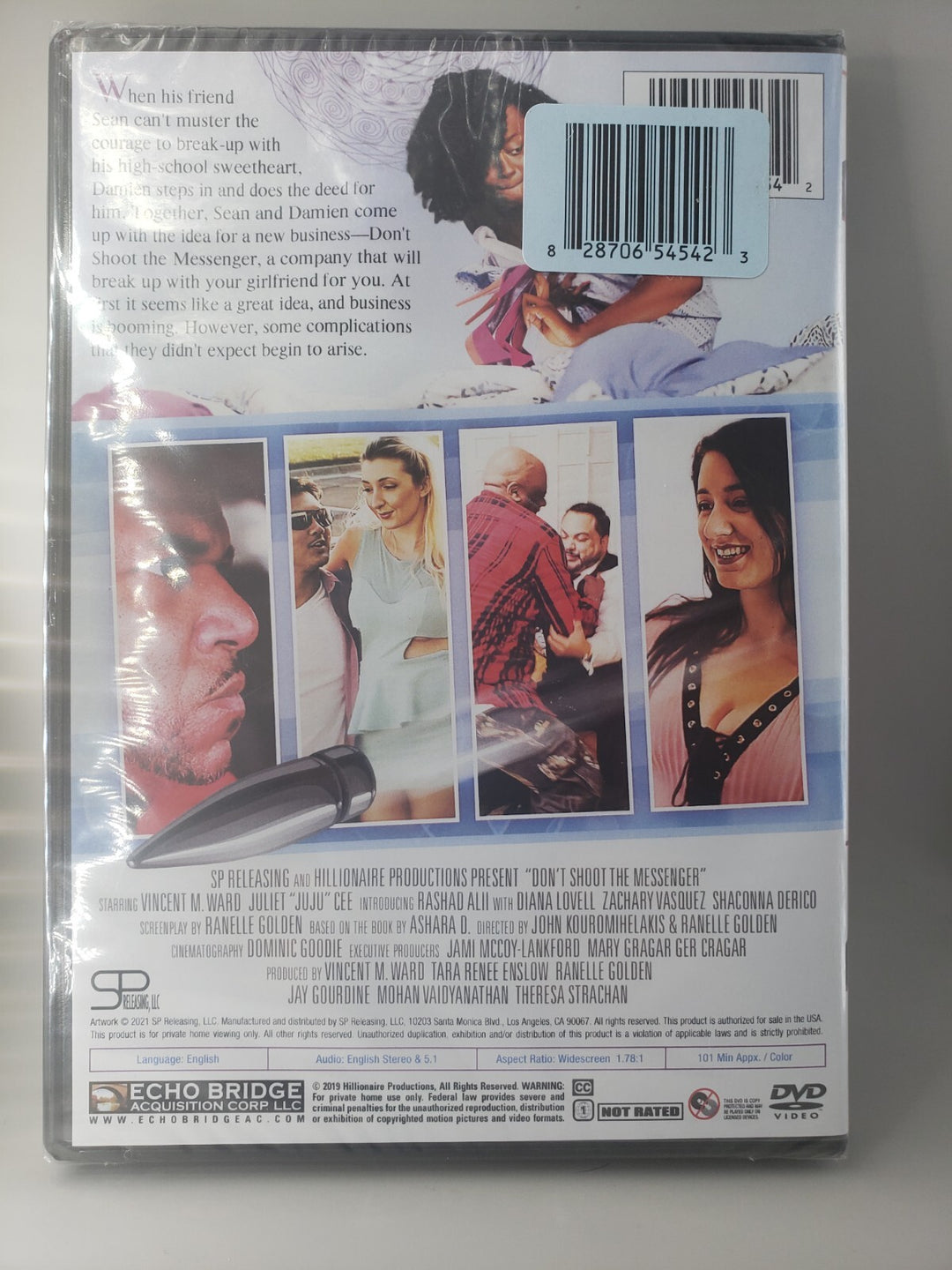 New Sealed Don't Shoot The Messenger DVD Free Shipping