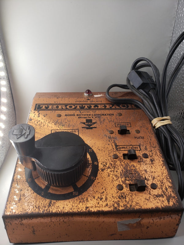 (As-is, Untested) MRC Throttle Pack Train Control Model 500 Vintage