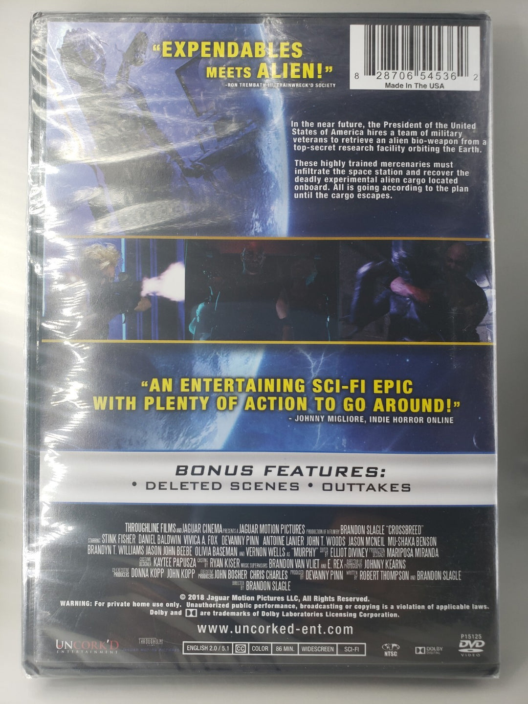 New Sealed Crossbreed: This is War (DVD 2018 Unrated Widescreen ) Sci Fi Horror