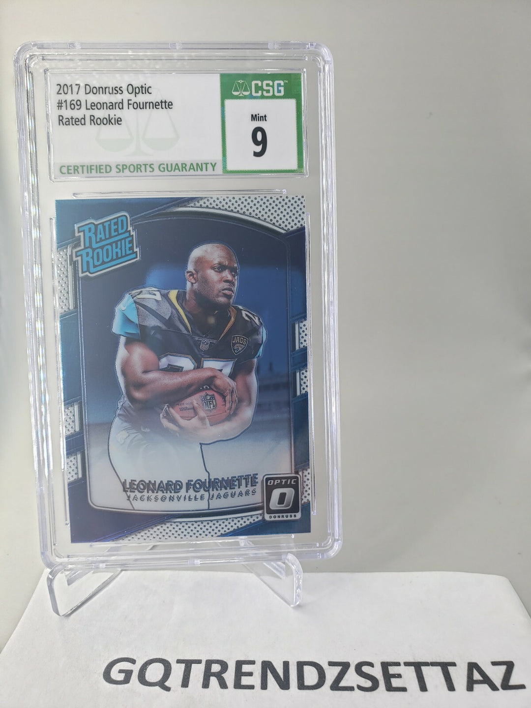 LEONARD FOURNETTE 2017 PANINI DONRUSS OPTIC #169 ROOKIE JAGUARS BUCCANEERS CSG 9