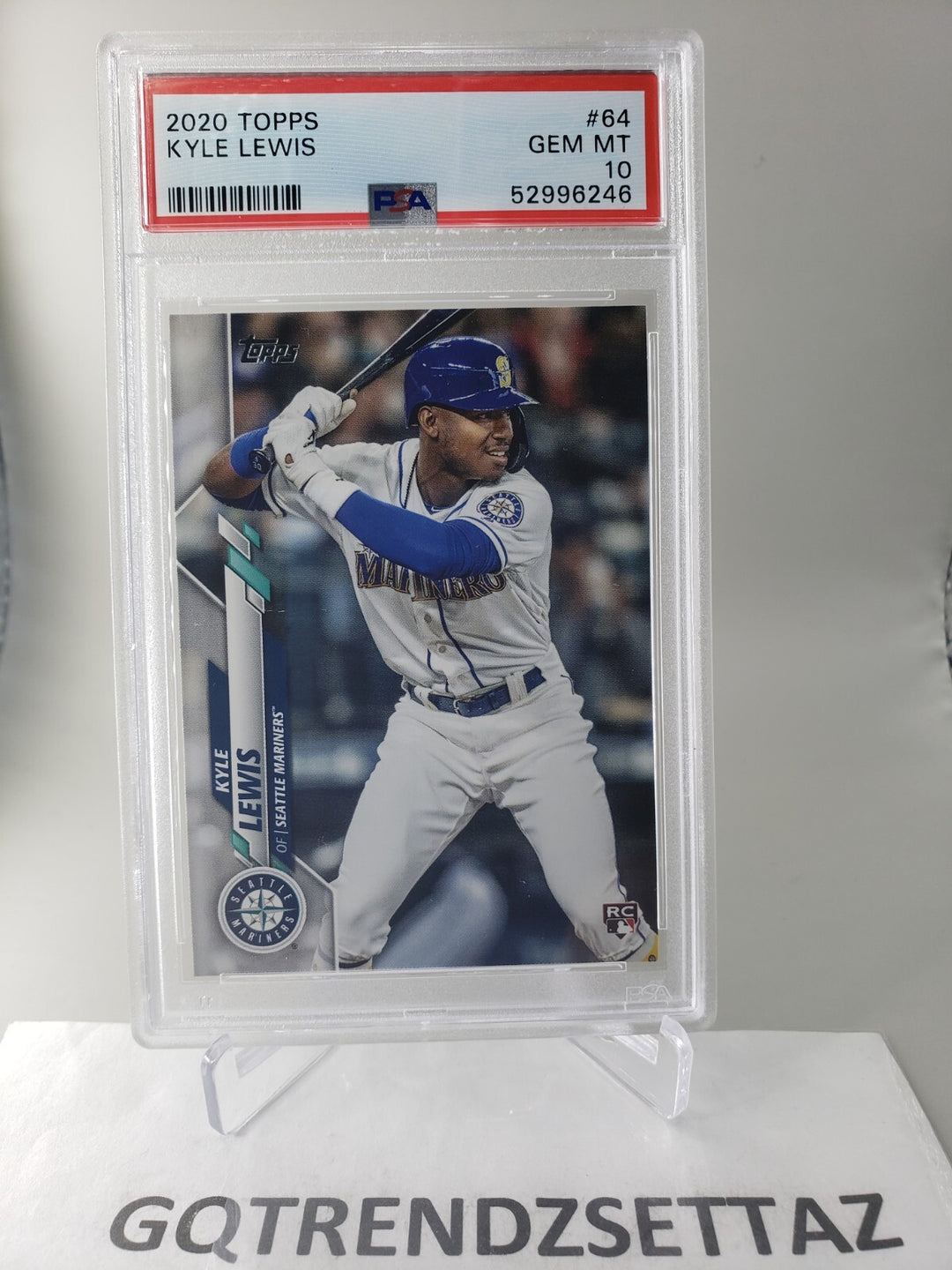 2020 Topps Kyle Lewis RC #64 PSA 10 Rookie Series One Seattle Mariners ROTY