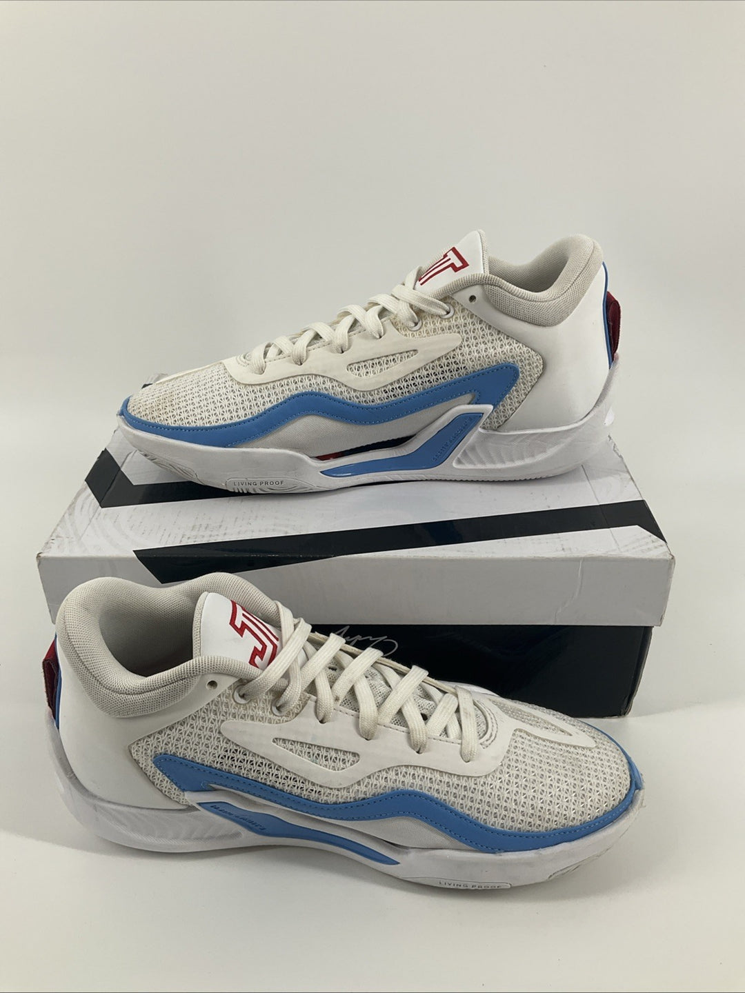 Used Size 7.5 Men's Jordan Tatum 1 PF Blue White DX6732-100