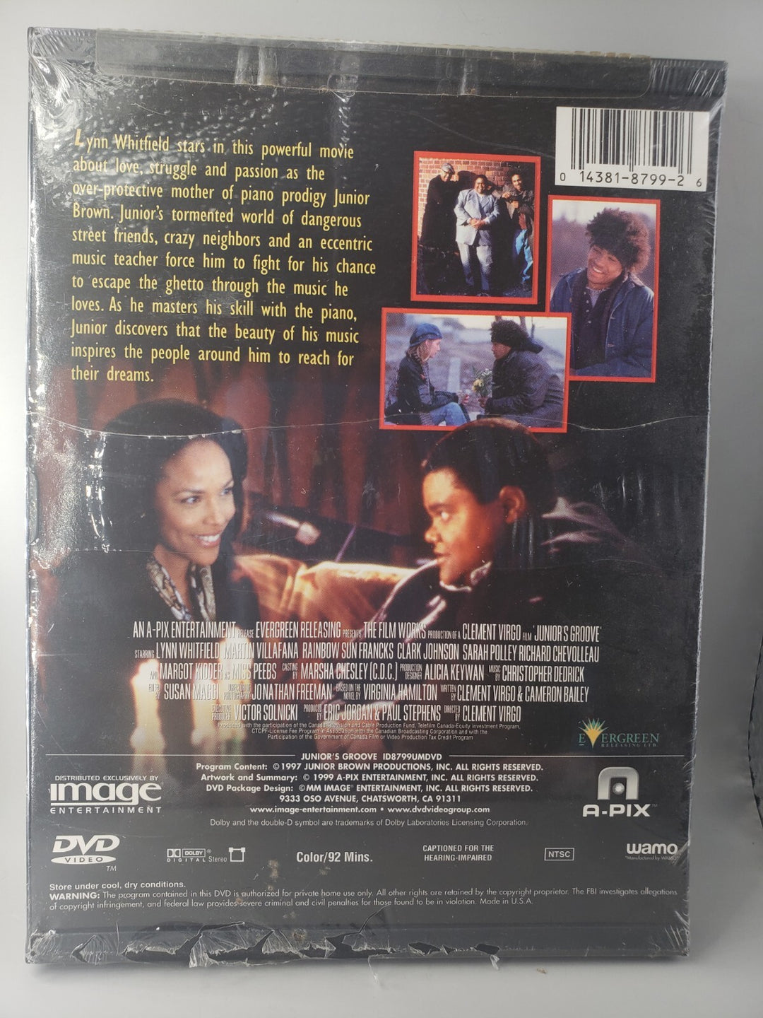 New Sealed Juniors Groove (DVD, 2003) Lynn Whitfield Rare DVD Free Shipping