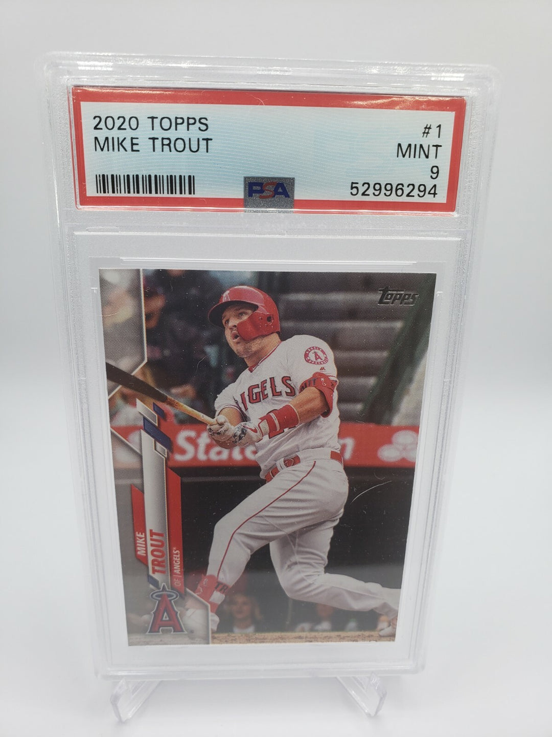 2020 Topps Series One #1 Mike Trout Angels PSA 9 MINT #52996294