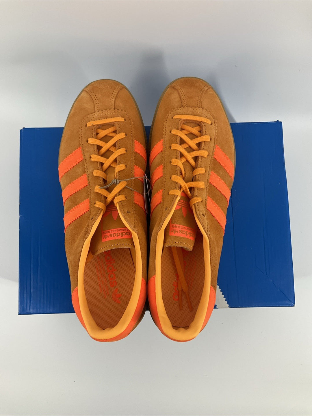 New Size 10 Men's Adidas BRMD Brown Orange  JH5459
