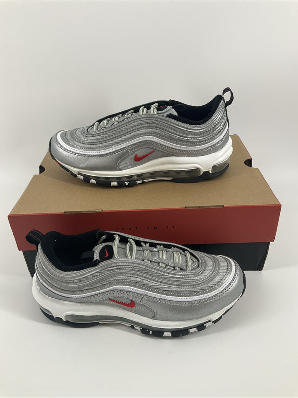Used Size 8.5 Womens Nike Air Max 97 OG AM97 OG  Silver DQ9131-002