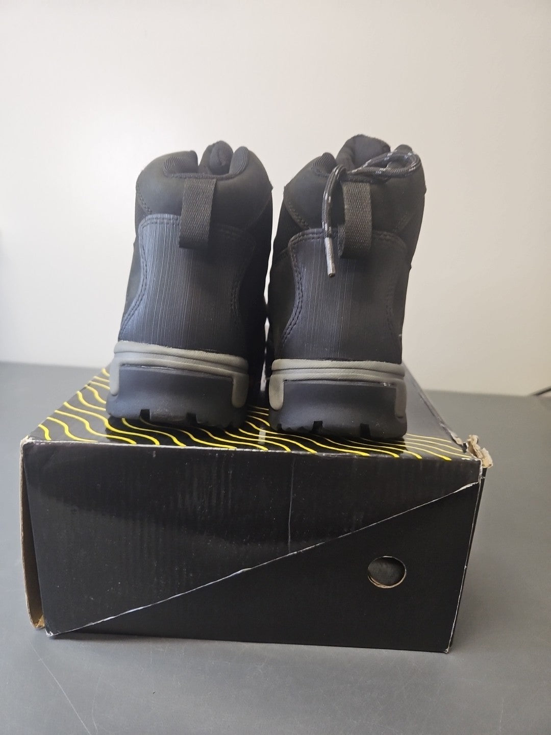 NEW Size 9.5 Women NORTIV 8  Steel Toe Boots Leather  Waterproof Boots Wide