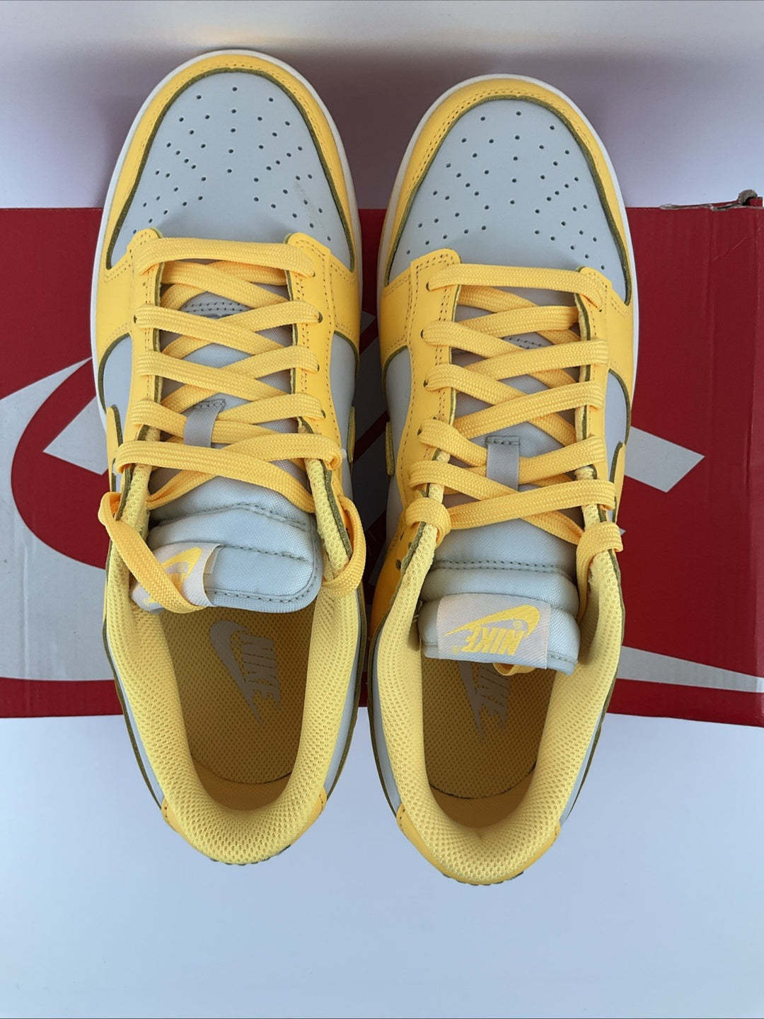 New Size 10 Womens Dunk Low Light Bone Citron Pulse-Sail DD1503-800