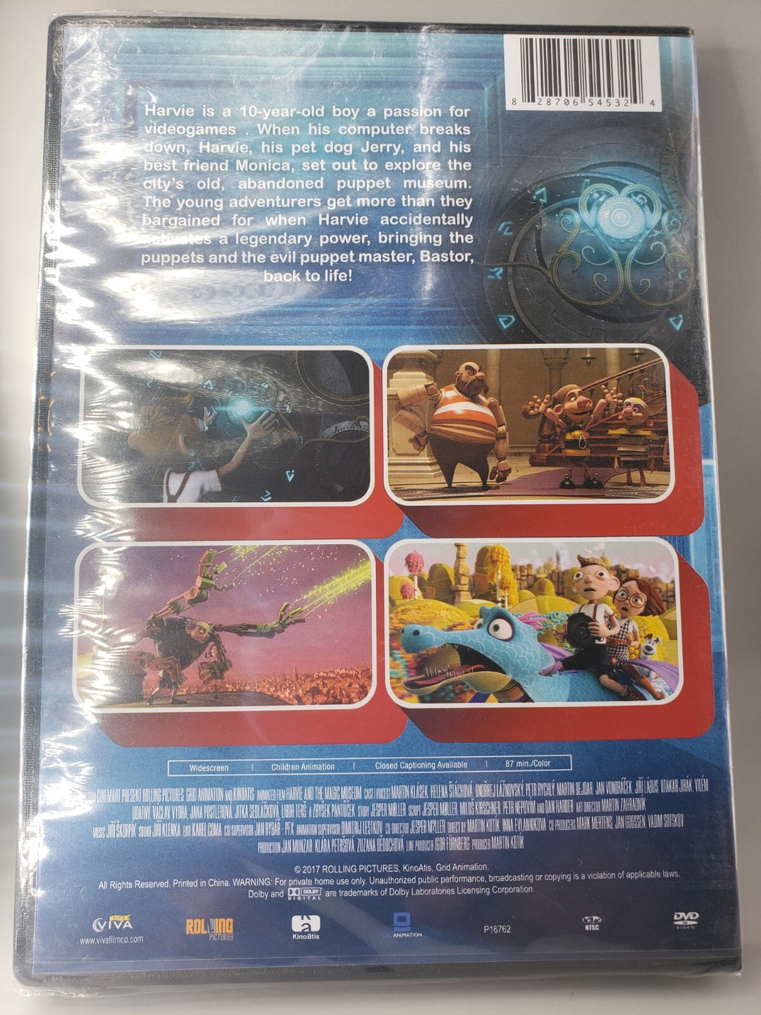 NEW Factory Sealed DVD Harvie and the Magic Museum 2017