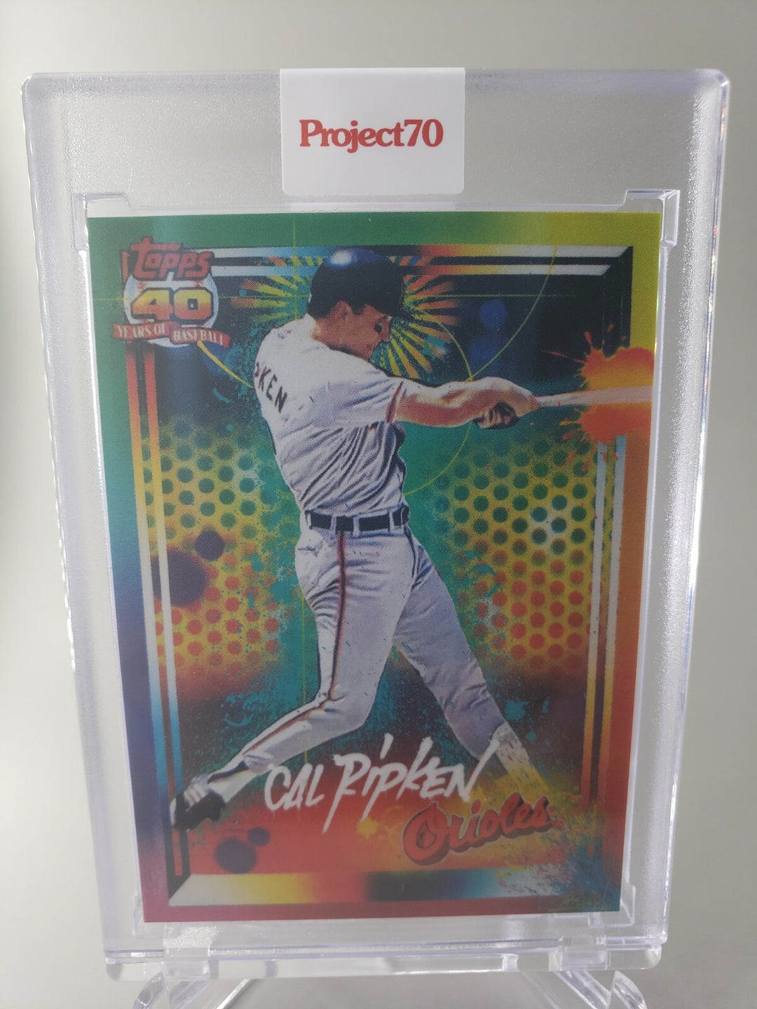 Cal Ripken Jr. 2021 Topps Project 70  Card #175 1991 Topps Kelly "RISK" Graval