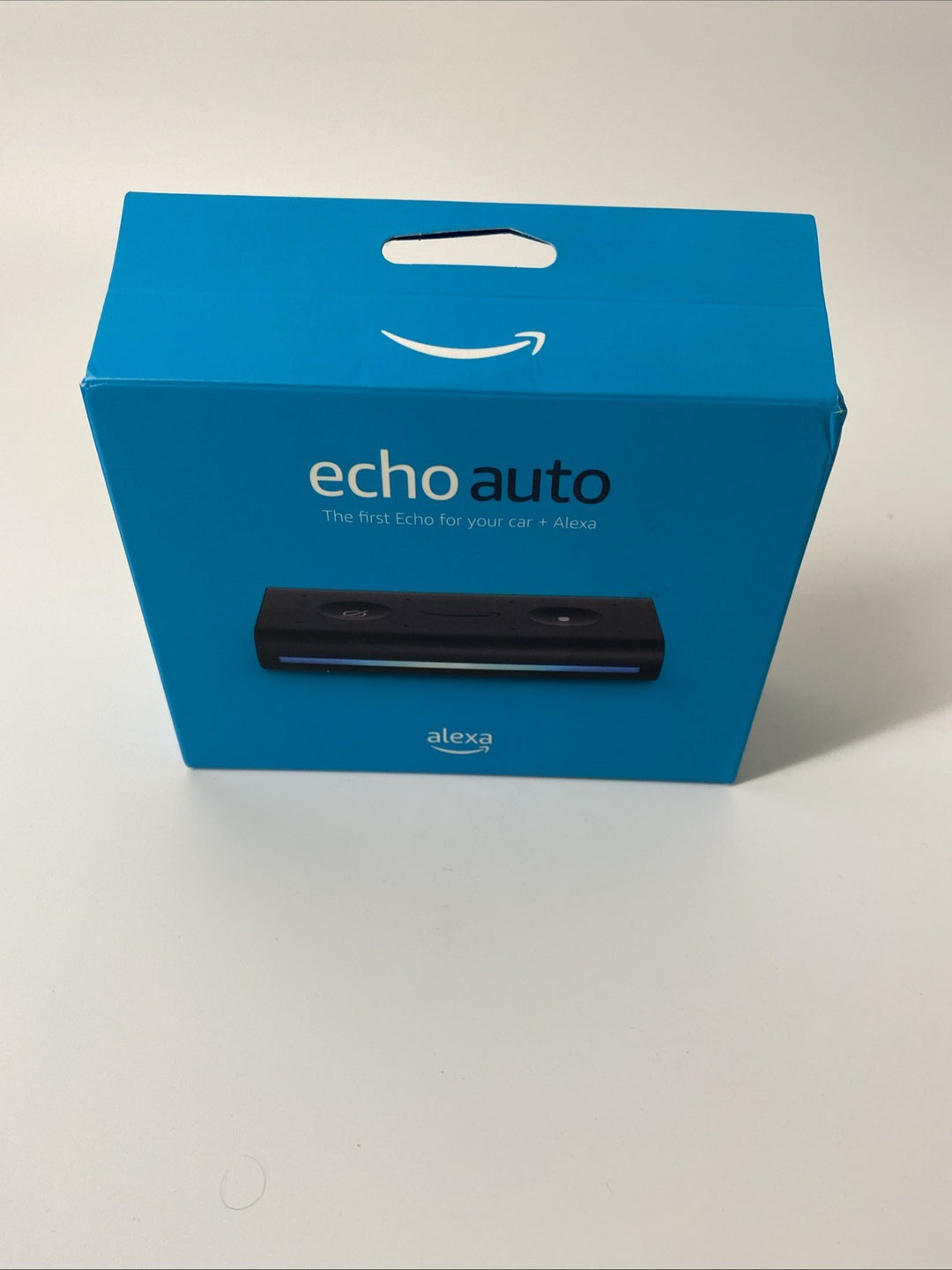 New Sealed Amazon Echo Auto Hands Free Smart Vehicle Car Speaker Assistant Alexa