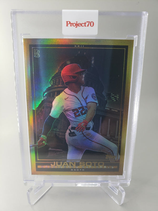 Juan Soto by Ben Baller -  2021 Topps Project 70 Card 811 Rainbow FOIL /70