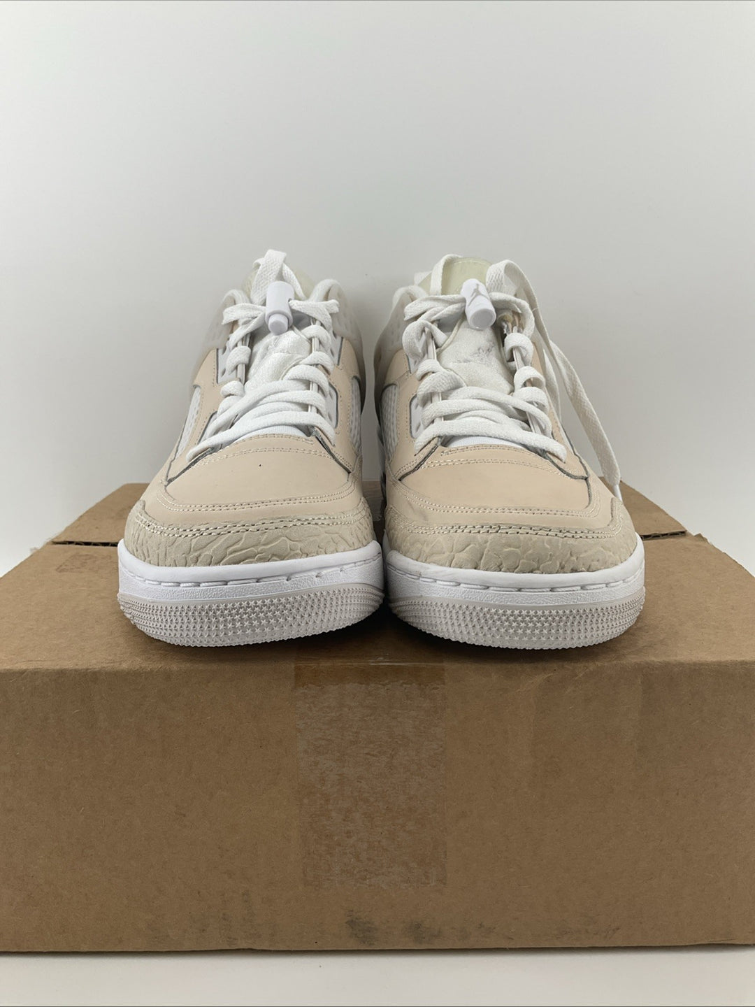 New Size 7.5 Nike Air Jordan Spizike Low Sanddrift White HV6528-100
