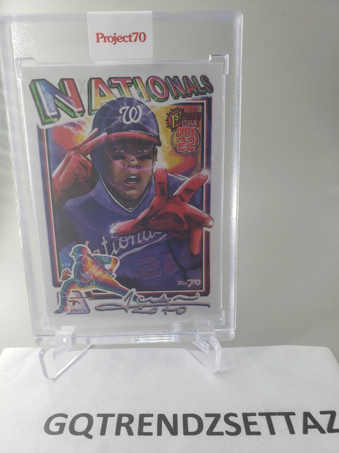 Topps PROJECT 70 JUAN SOTO by Efdot #364 1990 Topps PR 1972 Nationals 1st Issue