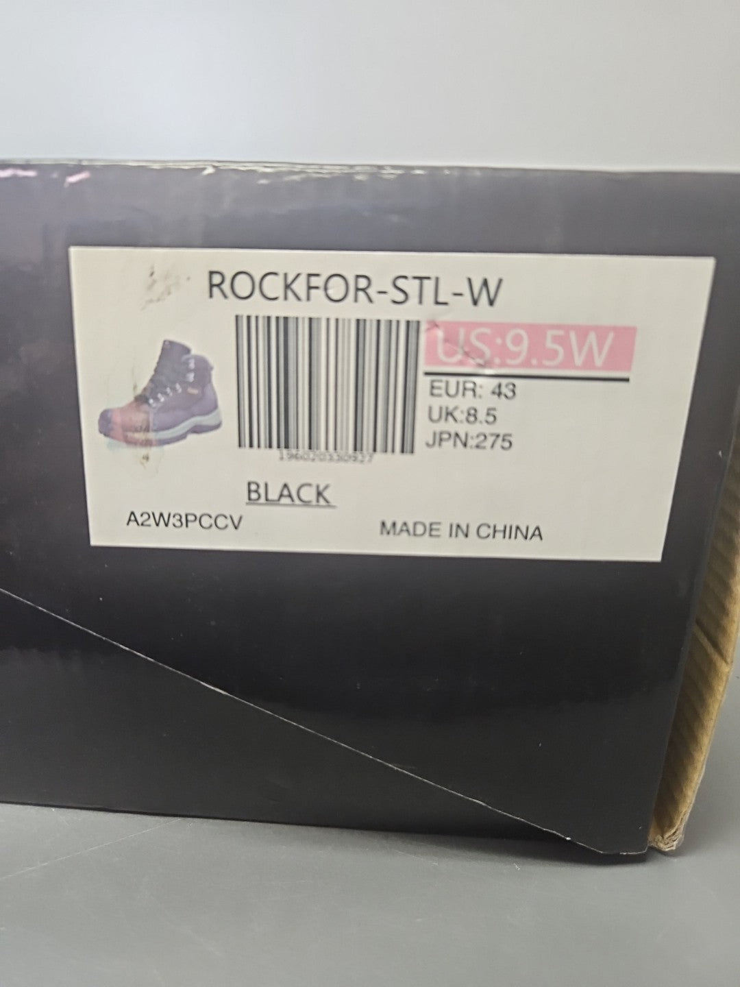 NEW Size 9.5 Women NORTIV 8  Steel Toe Boots Leather  Waterproof Boots Wide