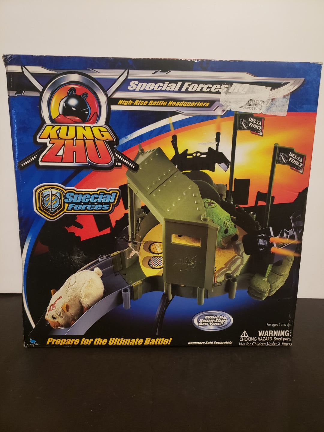 New Rare KUNG ZHU Special Forces HQ  Battle Headquarters (Hamster Included)