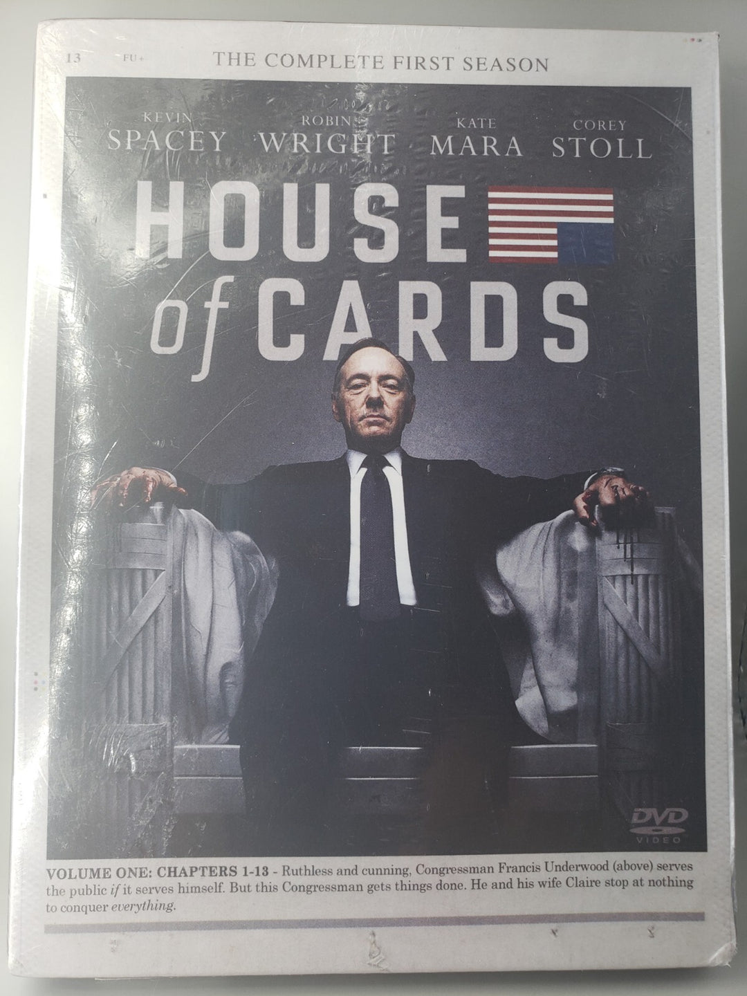 Brand New Sealed House Of Cards - The Complete First 1 One Season DVD