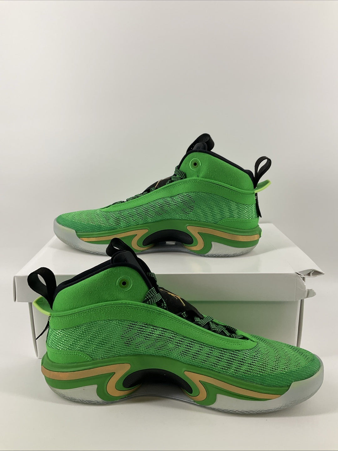 New Size 13 Men Jordan XXXVI BM Jordan 36 Green Spark CZ2650-300
