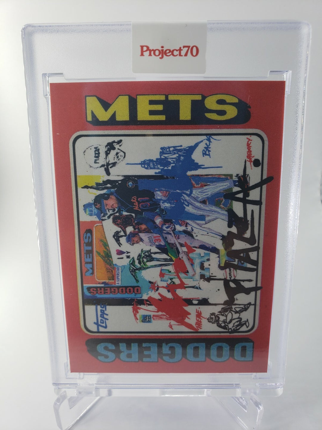 2021 Topps Project 70 Mike Piazza Card #436 1975 Gregory Siff Mets Dodgers HOF