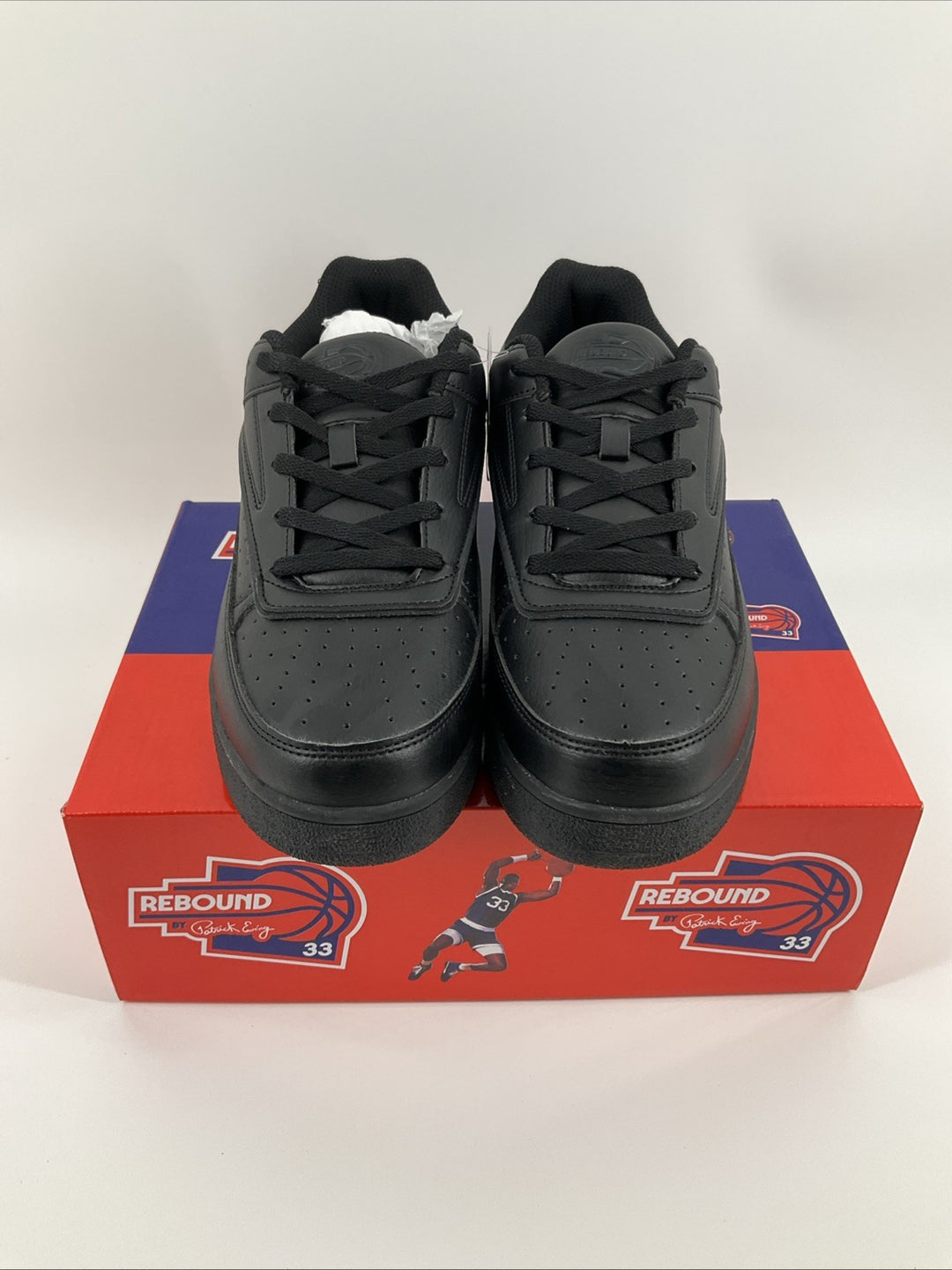 New Size 9.5  Men Orion Low Patrick Ewings (Black) 1RBE005-001