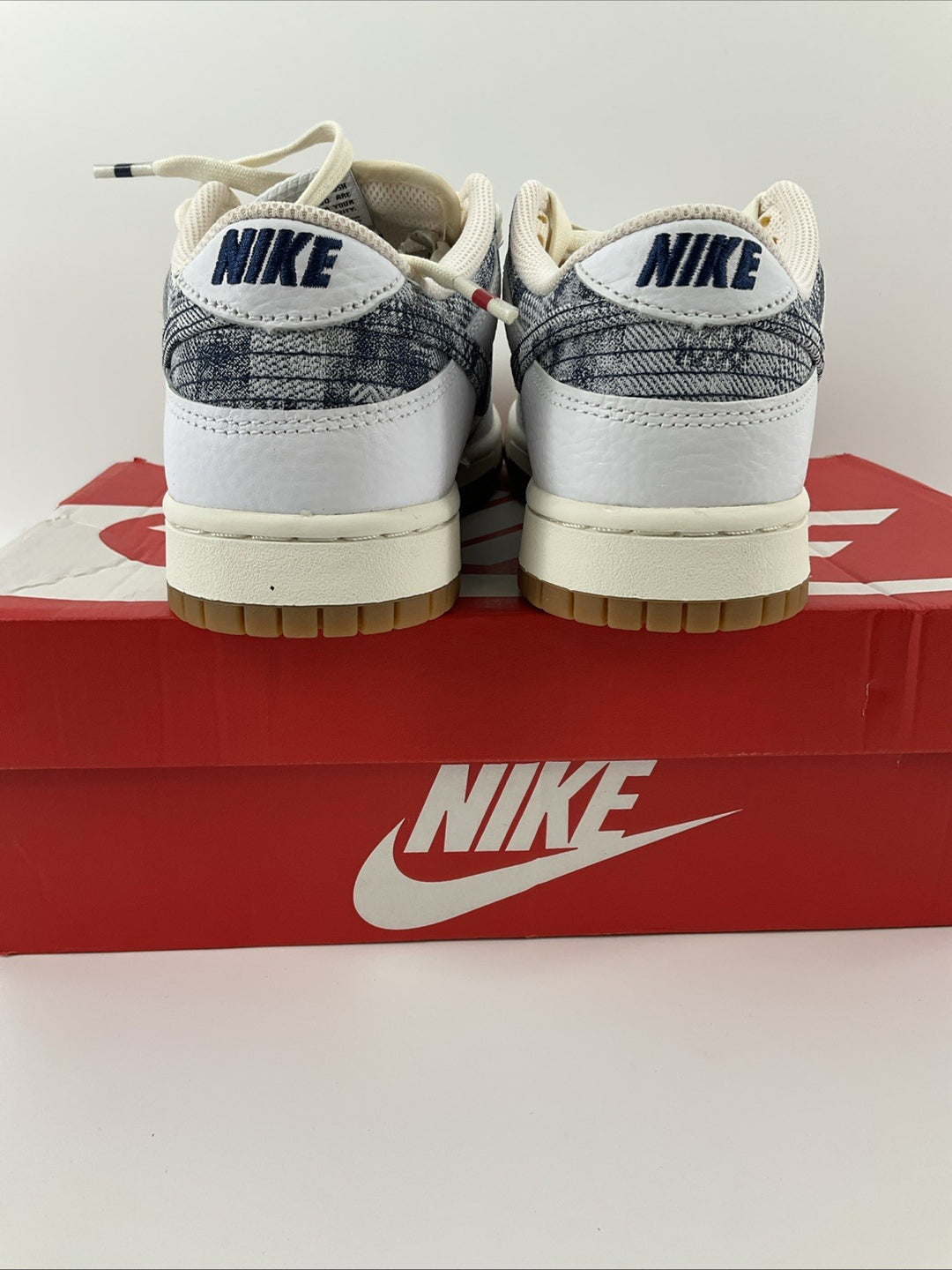 New Size 8.5 Men's Nike Dunk Low Denim FN6881-100