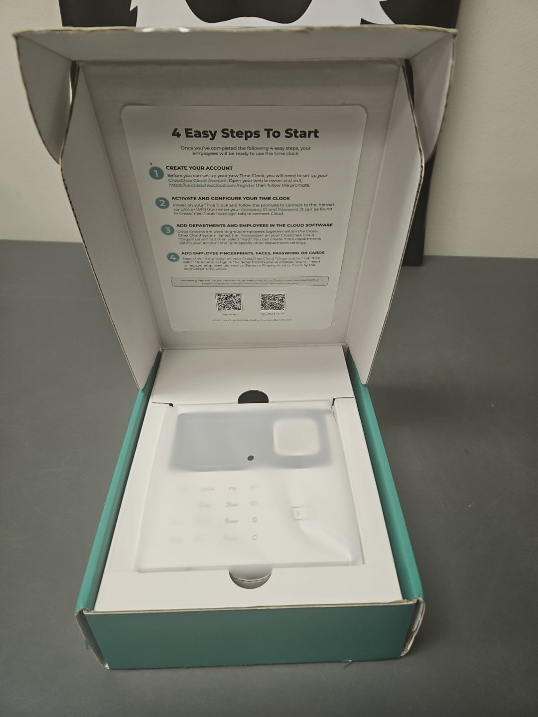 ANVIZ CX2 - Fingerprint Biometric Time Clocks for Employees Small Business