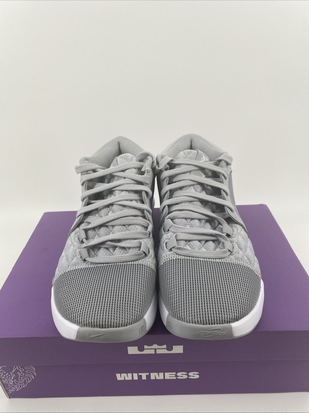 New Size 7 Men's Nike LeBron Witness VIII TB-Wolf Grey FB9944 001