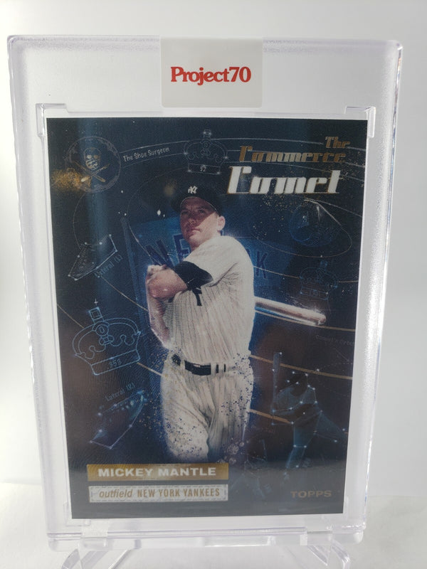 2021 Topps Project 70 Card #174 Mickey Mantle 1956 The Shoe Surgeon NY Yankees