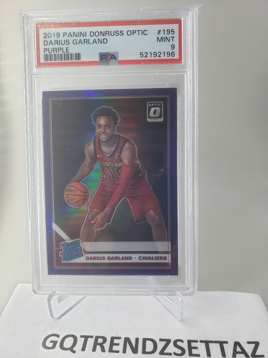 Darius Garland 2019-20 Panini Donruss Optic Rated Rookie Purple #195 Cavaliers 