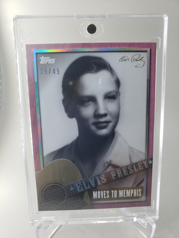 2022 Topps Elvis Presley: The King of Rock and Roll PINK PARALLEL /45 CARD #3 SP