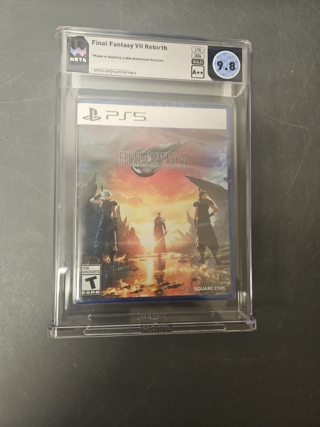 Final Fantasy VII Rebirth PlayStation 5 Sealed PS5 Game LTA Version WATA 9.8 A++