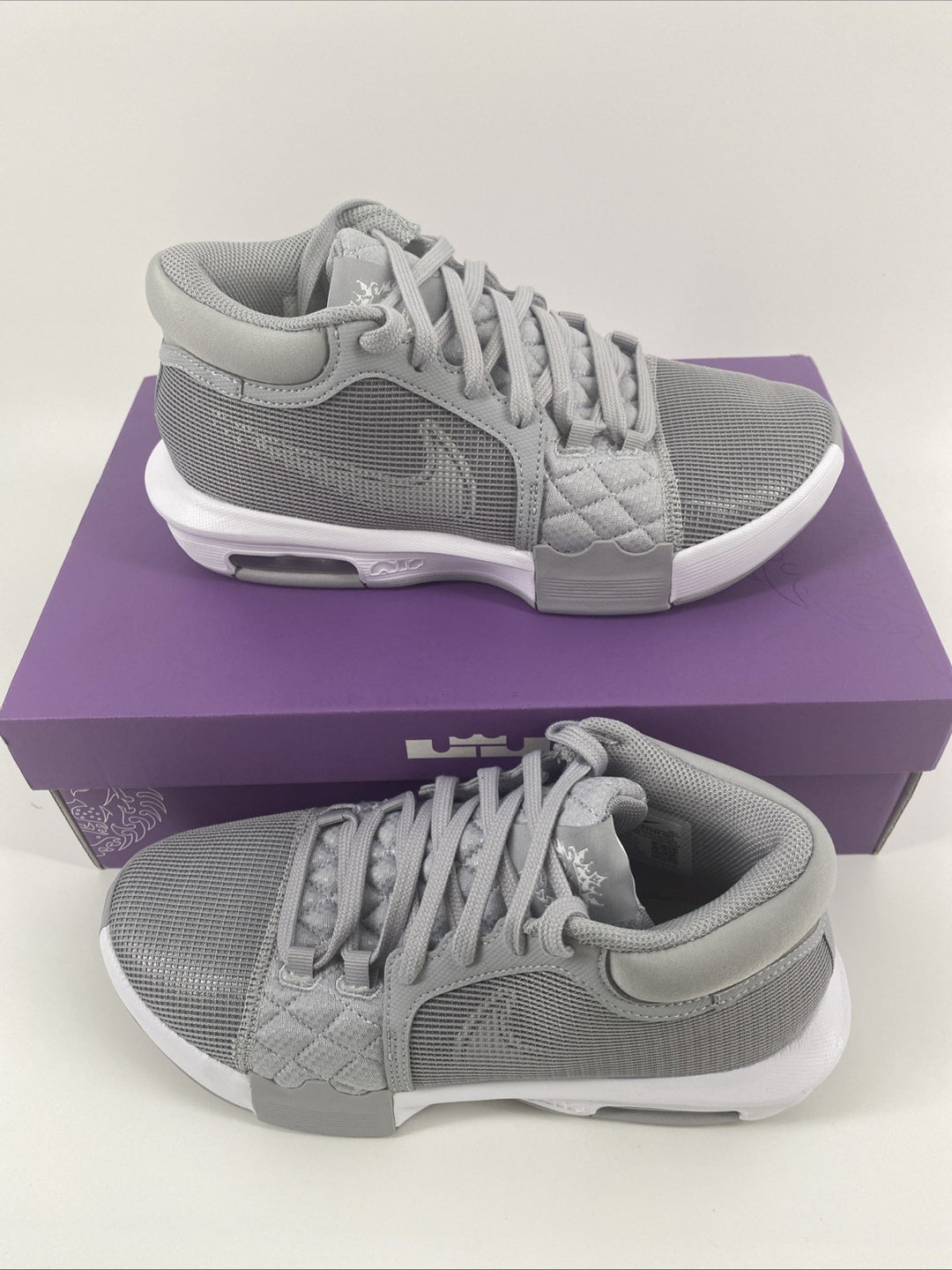 New Size 7 Men's Nike LeBron Witness VIII TB-Wolf Grey FB9944 001