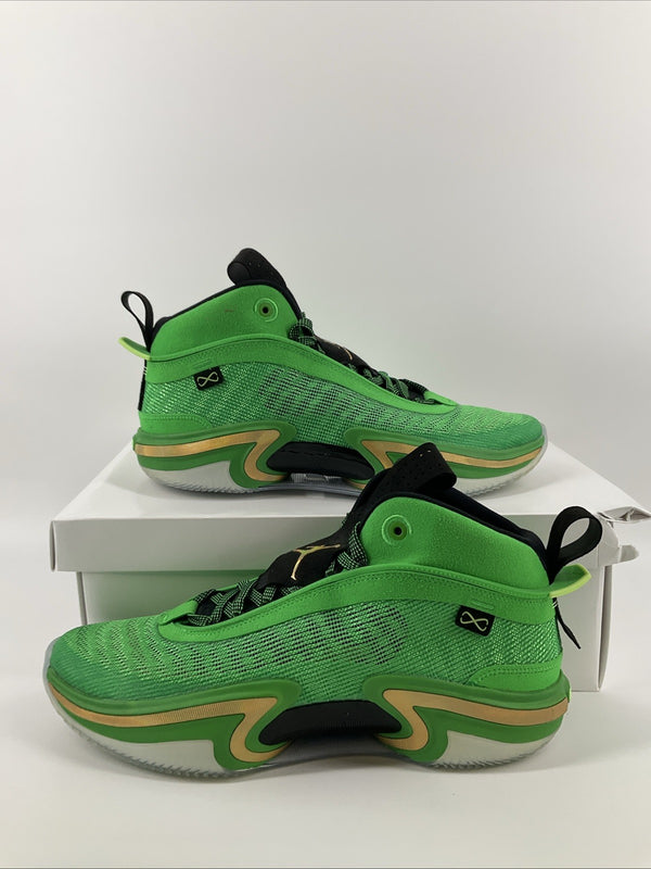 New Size 13 Men Jordan XXXVI BM Jordan 36 Green Spark CZ2650-300