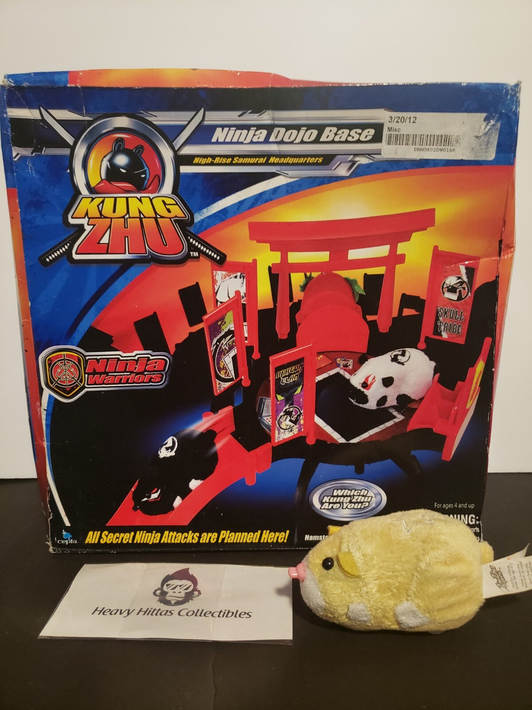 New KUNG ZHU BATTLE Hamsters Ninja Dojo Base High Rise Samurai HQ (Hamster Incl)