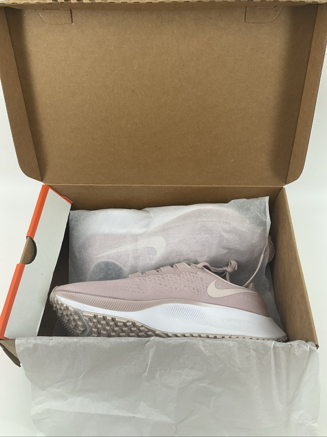New Size 11 Womens Nike Air Zoom Pegasus 37 BQ9647-601 Champagne Rose White