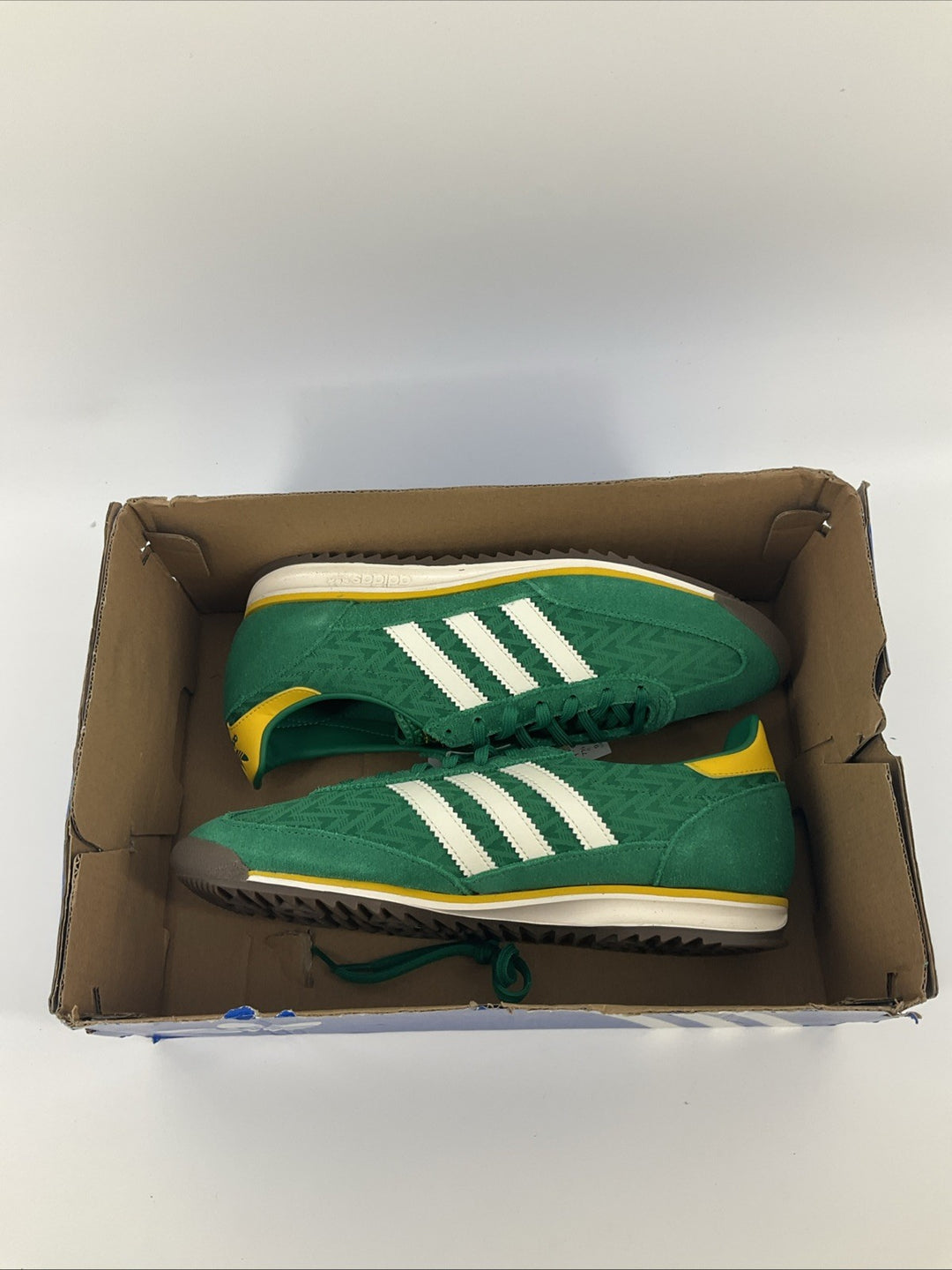 New  Size 9 Women’s Adidas SL 72 OG Green Yellow White IH9172