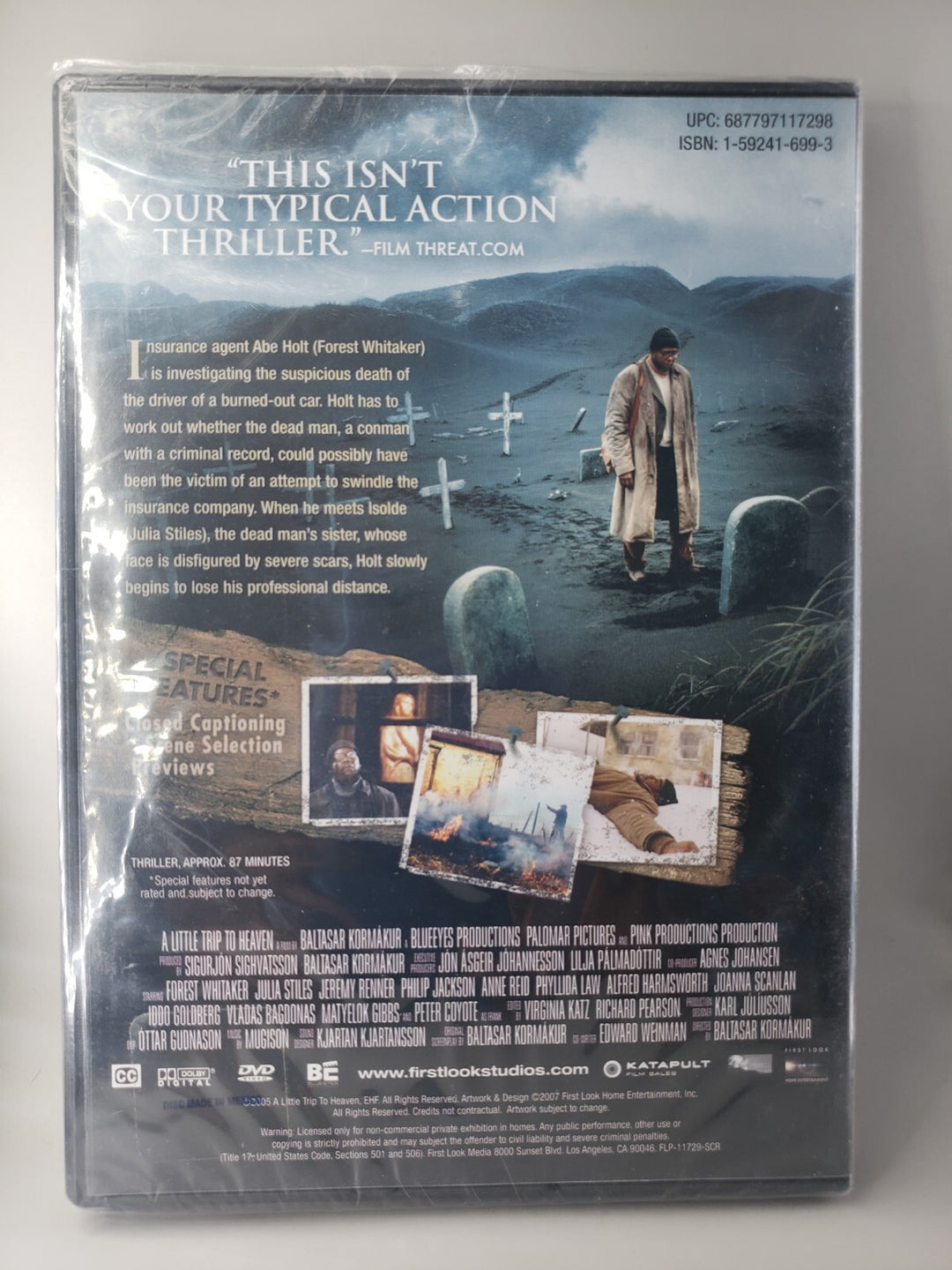 New Sealed A Little Trip to Heaven (DVD, 2007) Forrest Whitaker Free Shipping