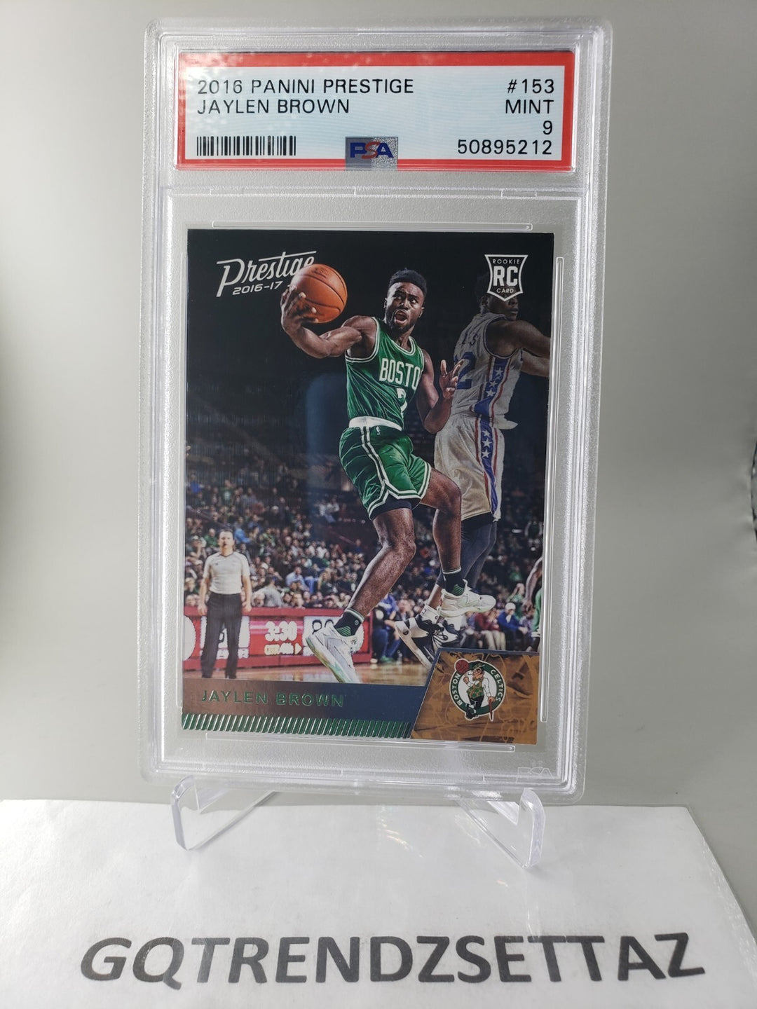 Jaylen Brown 2016 Panini Prestige #153 Rookie Card RC - PSA 9 MINT Celtics